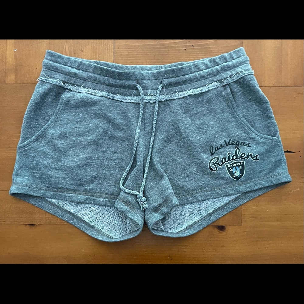 Women's Las Vegas Raiders Concepts Sport Gray Mainstream Terry Shorts